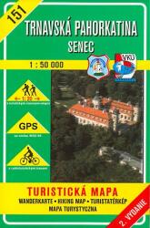 151. Nagyszombat környéke turista térkép VKÚ 1: 50 000 (ISBN: 8586003320502)