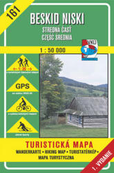 161. Keleti Beszkidek, stredná cast turista térkép VKÚ 1: 50 000 (ISBN: 9788085510287)