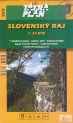 TP2504 Slovenský Raj) Szlovák Paradicsom turistatérkép 1: 25000 (ISBN: 9788089134281)