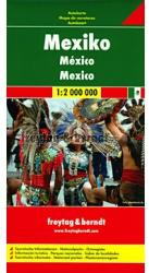 Mexikó térkép, 1: 1 500 000 Freytag Mexico térkép (ISBN: 9783707910650)