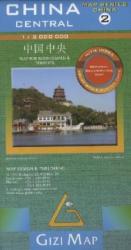 Kína, Közép-Kína térkép 2. Gizi Map 1: 2 000 000 (ISBN: 9789638703040)