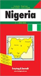 Nigéria térkép Freytag & Berndt 1: 1 500 000 (ISBN: 9783850842464)