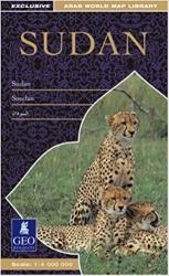 Sudan térkép, Szudán térkép Geo Projekt 1: 4 000 000 (ISBN: 9780863512179)