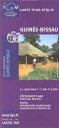 Bissau Guinea térkép IGN Guinée-Bissau térkép 1: 500e 2011 (ISBN: 3282118501618)
