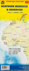 Észak-Marokkó térkép, Marrakesh térkép ITMB 1: 17 400, 1: 400 000 (ISBN: 9781553416678)