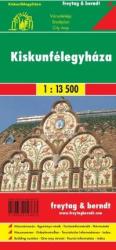 Kiskunfélegyháza térkép Freytag 1: 13 500 (ISBN: 9789639458833)