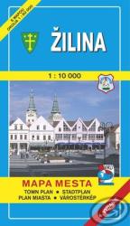 Zsolna térkép, Zilina VKÚ 1: 10 000 Mapa Mesta (ISBN: 8586003320663)