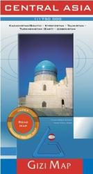 Közép-Ázsia autós térkép Central Asia Gizi Map 1: 1 750 000 (ISBN: 1950062310908)