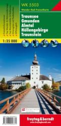 WK 5503 Traunsee, Gmunden, Almtal, Höllengebirge, Traunstein turistatérkép 1: 35 000 (ISBN: 9783707909371)