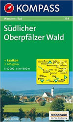 194. Oberpfälzer Wald, Südlicher turista térkép Kompass (ISBN: 9783854911296)