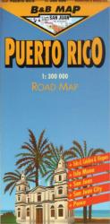 Puerto Rico térkép B&B Map 1: 300 000 (ISBN: 9783897075221)