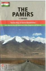 Tajikistan térkép, Pamír hegység turista térkép, The Pamirs térkép 1: 500 000 (ISBN: 9783906593357)