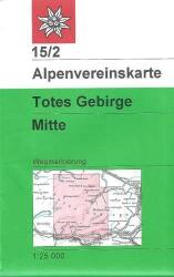 Totes Gebirge turista térkép Mitte 15/2. Alpenvereinskarte 1: 25 000 (ISBN: 9783928777315)