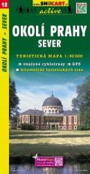 SC 18. Okoli Prahy, sever turista térkép Shocart 1: 50 000 (ISBN: 9788072241675)