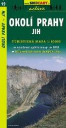 Prága környéke dél turistatérkép SC 419 SHOcart Okoli Prahy Jih 1: 40e (ISBN: 9788072241682)
