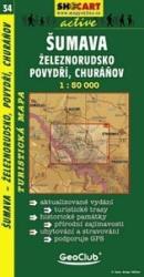 SC 34. Sumava , Zeleznorudsko. turista térkép Shocart 1: 50 000 (ISBN: 9788072241712)