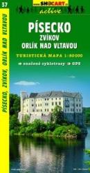 SC 37. Pisecko, Zvikov. Orlik. n. Vlt turista térkép Shocart 1: 50 000 (ISBN: 9788072241835)
