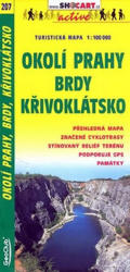 SC 207. Prága környéke, Okoli Prahy Brdy Krivoklátsko turista térkép Shocart 1: 100 000 (ISBN: 9788072242412)
