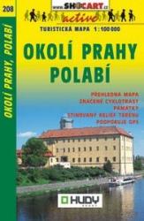 SC 208. Prága környéke, Okoli Prahy Polabi turista térkép Shocart 1: 100 000 (ISBN: 9788072242733)