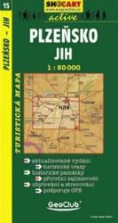 SC 15. Plzensko, jih turista térkép Shocart 1: 50 000 (ISBN: 9788072242917)