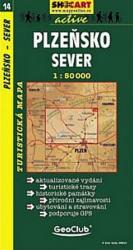 SC 14. Plzensko, sever turista térkép Shocart 1: 50 000 (ISBN: 9788072242924)