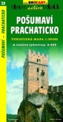 SC 39. Posumavi, Prachaticko turista térkép Shocart 1: 50 000 (ISBN: 9788072243419)