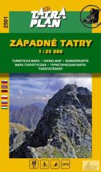 2501. Nyugati Tátra turista térkép, Liptói havasok térkép Tatraplan 1: 25 000 (ISBN: 9788387873769)