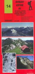 14. Gorski Kotar turista térkép Smand 1: 30 000 (ISBN: 9789539721747)
