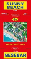 Nesebar térkép Domino 1: 7 000 1: 13 000 (ISBN: 9789546511294)