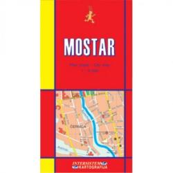 Mostar térkép Intersistem 1: 9000 (ISBN: 9798677220531)