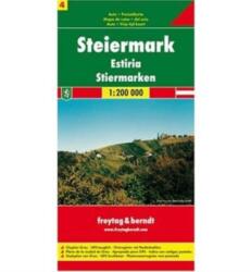 Stájerország - Steiermark / Ausztria autótérképe (ISBN: 9783850843447)