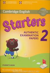 Cambridge English: Young Learners 2 Starters - Student's Book (ISBN: 9781316636237)