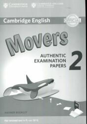 Cambridge English Movers 2 Answer Booklet for Revised Exam from 2018 (ISBN: 9781316636275)