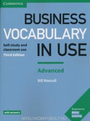 Business Vocabulary in Use: Advanced Book with Answers - Bill Mascull (ISBN: 9781316628232)