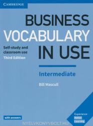 Business Vocabulary in Use Intermediate - 3rd Edition - with Answers (ISBN: 9781316629987)