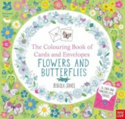 National Trust: The Colouring Book of Cards and Envelopes - Flowers and Butterflies - Rebecca Jones (0000)