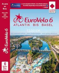 Loire Radweg kerékpáros térkép Huber 1: 100 000 EuroVelo 6 Loire völgye kerékpáros térkép (ISBN: 9783943752007)