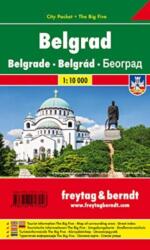 Belgrád city pocket térkép (ISBN: 9783707917246)