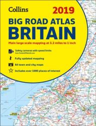 Nagy-Britannia atlasz Collins spirál óriás autós atlasz 2018-19 (ISBN: 9780008272685)