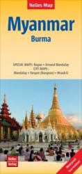 Burma Myanmar térkép Nelles 1: 1 500 000 (ISBN: 9783865745033)