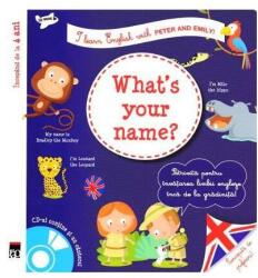 What's your name? + CD - I learn English with Peter and Emily - Larousse (ISBN: 9786060060659)