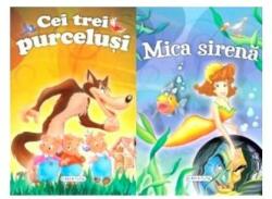 2 povesti - Cei trei purcelusi si Mica sirena (ISBN: 9786065259447)