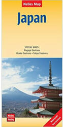 Japán - autóstérkép - Nelles (ISBN: 9783865744920)