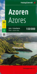 Azori szigetek autóstérkép (ISBN: 9783707910605)