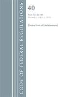 Code of Federal Regulations Title 40: Parts 723-789 (ISBN: 9781641431811)