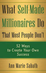 What Self-Made Millionaires Do That Most People Don'T - Ann Sabath (ISBN: 9781632651341)