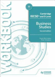 Cambridge IGCSE and O Level Business Studies Workbook 2nd edition - Karen Borrington, Peter Stimpson (ISBN: 9781510421257)