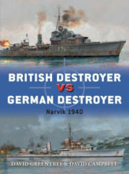 British Destroyer vs German Destroyer - GREENTREE DAVID (ISBN: 9781472828583)