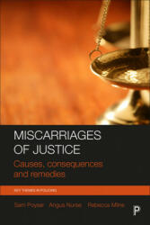 Miscarriages of Justice - Sam Poyser, Angus Nurse, Rebecca Milne (ISBN: 9781447327448)