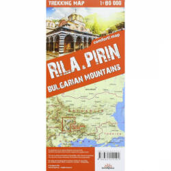 Rila térkép, Pirin térkép Expressmap laminált 1: 80 000 (ISBN: 9788361155591)